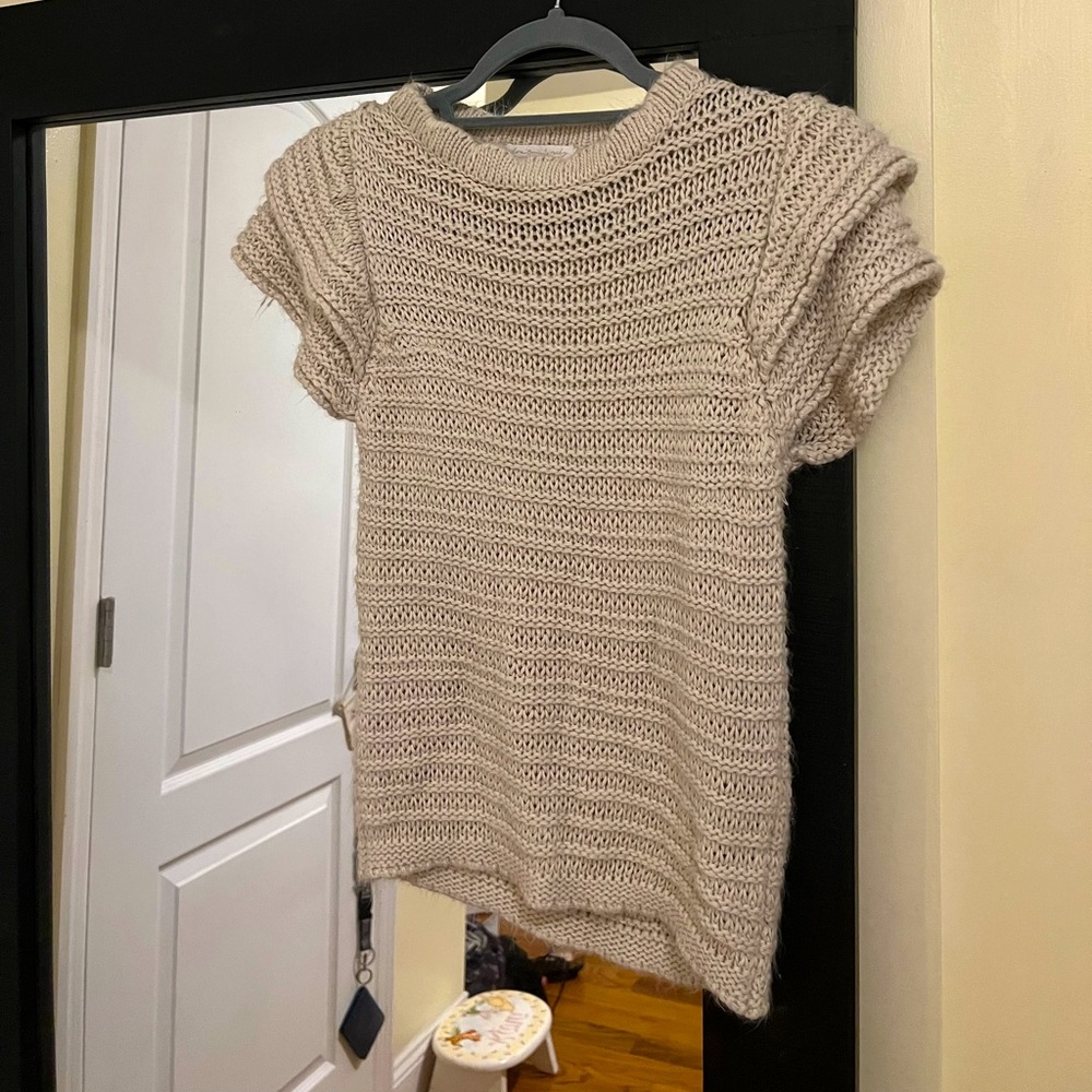 Oatmeal Knit Blouse